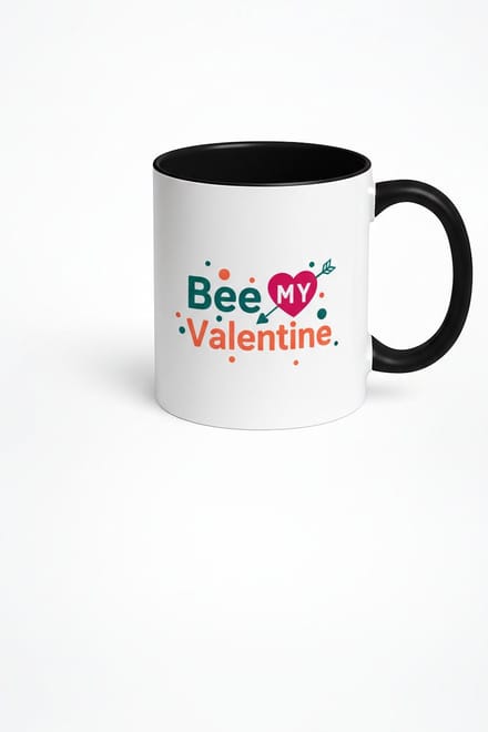 Bee My Valentine Mok | Romantisch Valentijnsdag Cadeau Liefdesmok