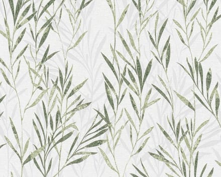 GRAFISCHE TAKJES BEHANG | Modern - groen wit - A.S. Création Flavour