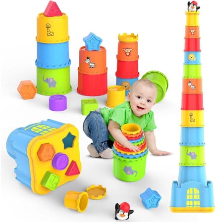 ApexArte® Speelgoed 2 Jaar - Kinderspeelgoed - Multi Kleur