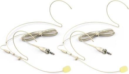 Draadloze Microfoon Set - Headset Microfoons - Live Optredens - Professionele Klankkwaliteit - Dubbel Pack - Zwart