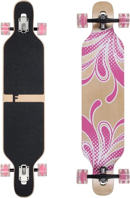 Complete Drop Through Longboard Cruiser 106cm met Flex Keuze en Speed Lagers