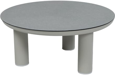 Loungetafel Capri 80øcm | Naturel & Ceramic Brono