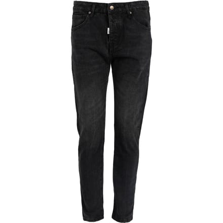 Takeshy Kurosawa Jeans Slim Cropped Mannen zwart