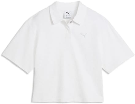 Puma Class Relaxed Polo Korte Mouw Poloshirt Wit S Vrouw