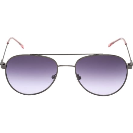 Calvin Klein paarse gradiëntlens gunmetal donkerzilveren zonnebril