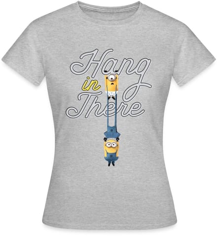 Minions Carl And Phil Hang In There T-Shirt Dames