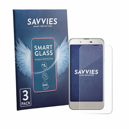 3 Stuks Savvies Screenprotector - geschikt voor Sharp Aquos SHV37 - beschermfolie glas transparant