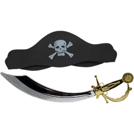 Pirates Hat and Sword Dress-Up Set