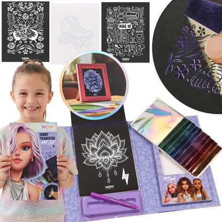 WOW Generation Creatieve set voor meisjes, knutselset om te beplakken, transferfolie