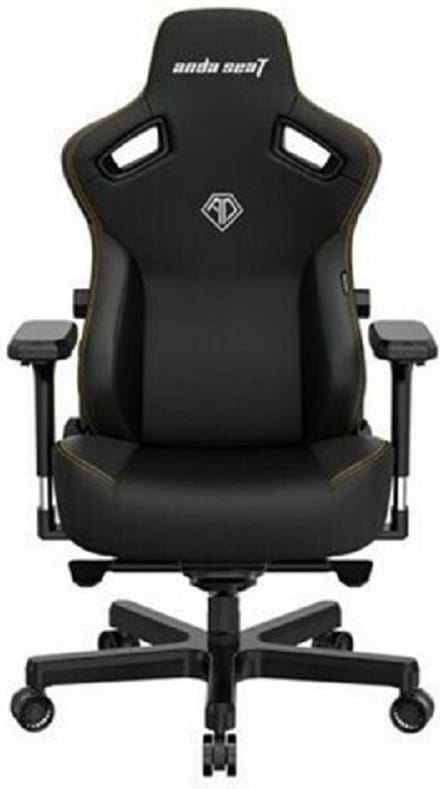 AndaSeat Kaiser 3 - Gamingstoel - L - PVC-Leer - 4D Armleuningen - Magnetisch Hoofdkussen - Zwart
