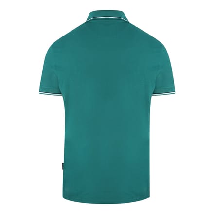Aquascutum merklogo groen poloshirt