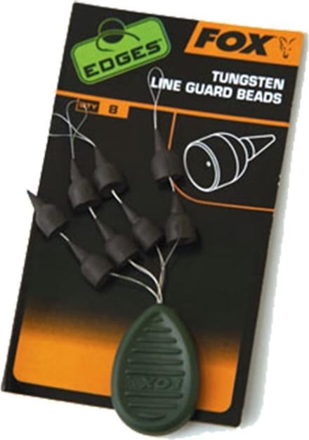 Fox Tungsten - Line Guard Beads - Zwart