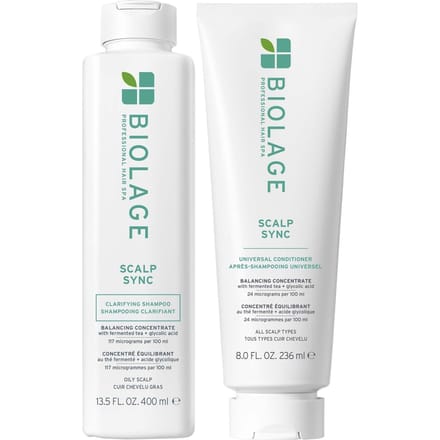 Biolage Scalp Sync Clarifying Shampoo 400ml and Conditioner 236ml Duo