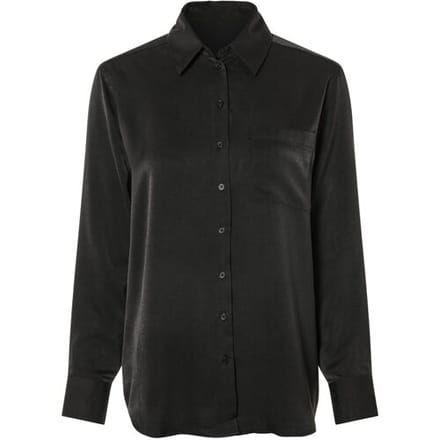ESMARA Satijnen dames blouse (Zwart, 42)