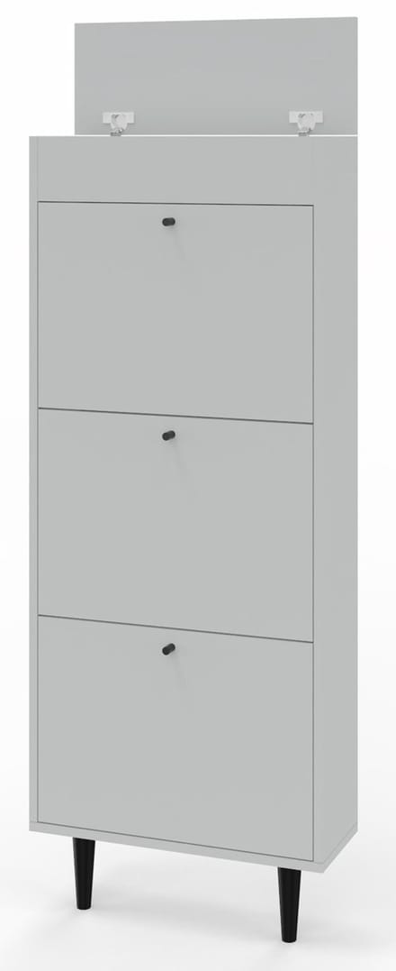 UFC Dotti - Schoenenkast - Grijs - 141cm - Laminaat