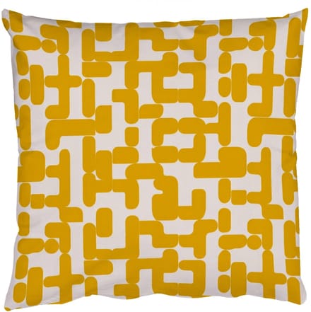 Sierkussens - Kussentjes Woonkamer - 60x60 cm - Geel - Beige - Patroon