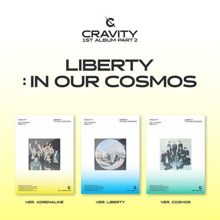 CRAVITY 1e album deel 2 [LIBERTY : IN ONZE KOSMOS] Random,No poster black
