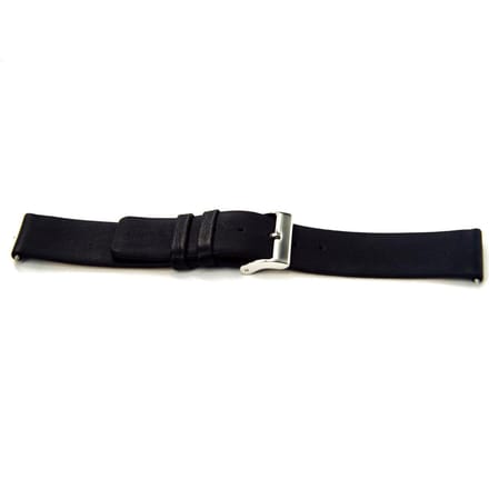 Horlogeband H145 Croco Zwart 22x22 mm