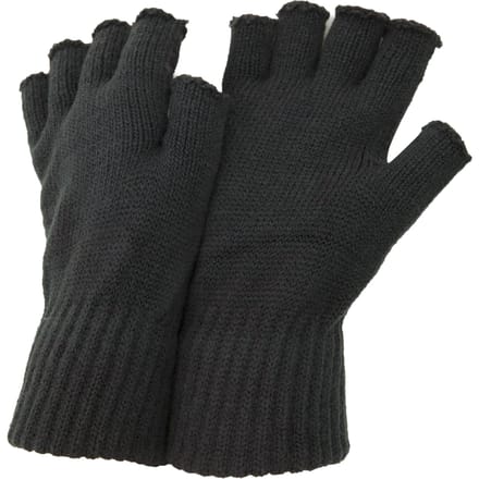 Floso Heren vingerloze winterhandschoenen (Houtskool)