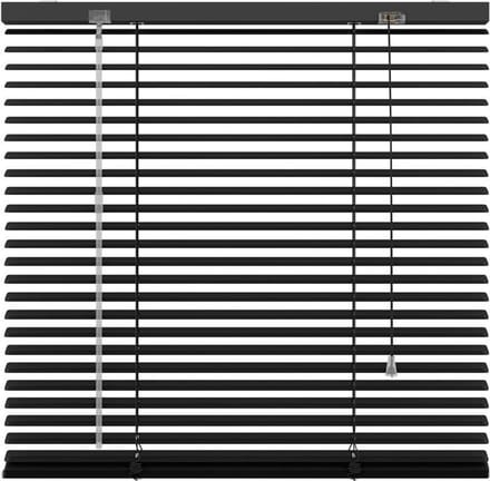 Decosol Jaloezie Horizontaal Aluminium Zwart 25mm 180x180cm