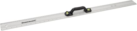 Silverline Markeerliniaal met waterpas - 900 mm - aluminium - dubbele libellen - glanzend