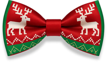 3BMT® Kerst Strik - Kerst Das - Vlinderdas - Kerstkleding Man