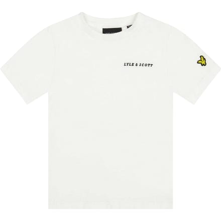 Lyle & Scott Kinderen/Kinderen Script Regular T-shirt met korte mouwen (Wit)