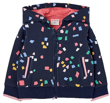 Boboli Fleece Printed Jas Blauw 4 Years Kinderen