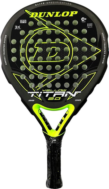 Dunlop Titan 2.0 Exclusive padel racket Zwart-Geel