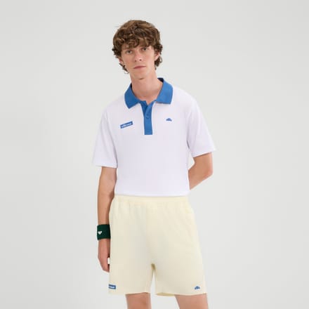 Ellesse Orelo Polo Heren-Wit,Blauw