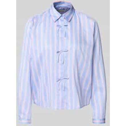 regular fit overhemdblouse van puur katoen