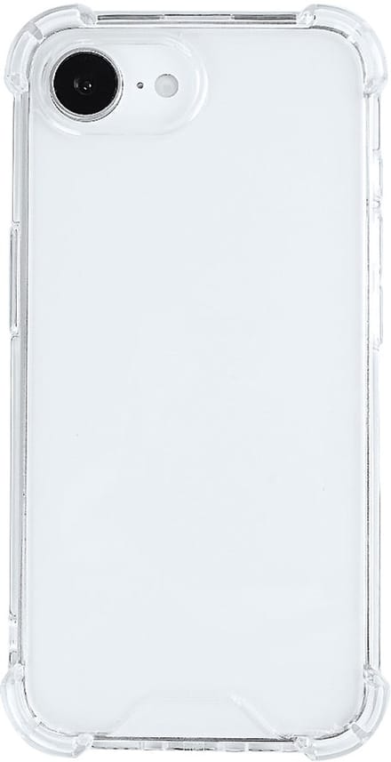 Rixus Anti-Burst Case For Apple iPhone 16e, 17e Transparent