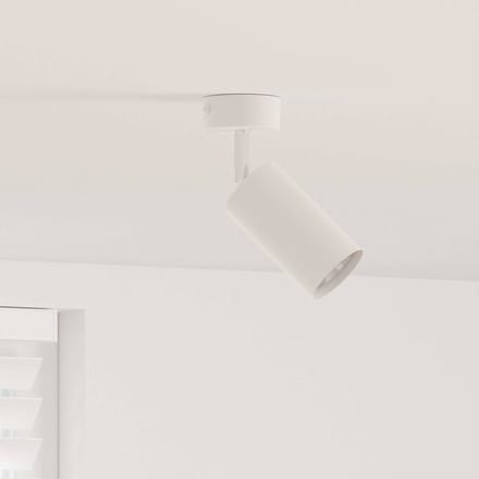 vidaXL Plafondspot met schijnwerpers Wit 6 x 6 x 16 cm Metaal