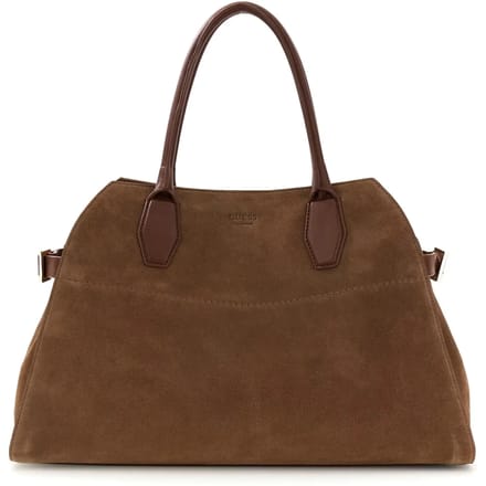 Guess Liza Schoudertas M Leder 42 cm - Dames - chocolate