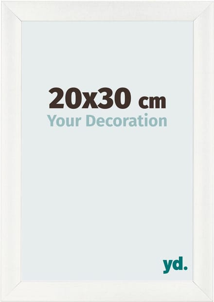 Your Decoration - Fotolijst 20x30 cm - MDF - Wit Geveegd - Pisa