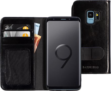 Mobiparts Excellent Wallet Case geschikt voor Samsung Galaxy S9 - Zwart