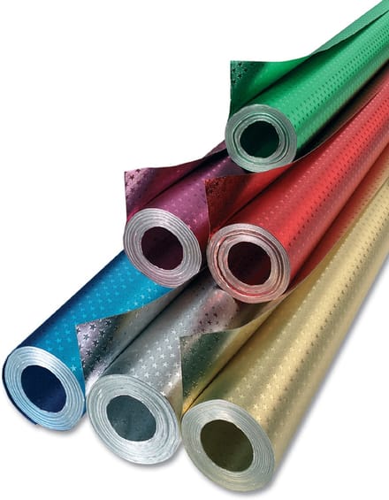 Aluminiumknutselfolie 'Sterretjes', 500 mm x 10 m, groen