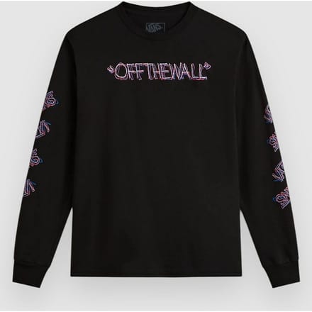 Vans Scribbled Past Kids Longsleeve T-Shirt zwart