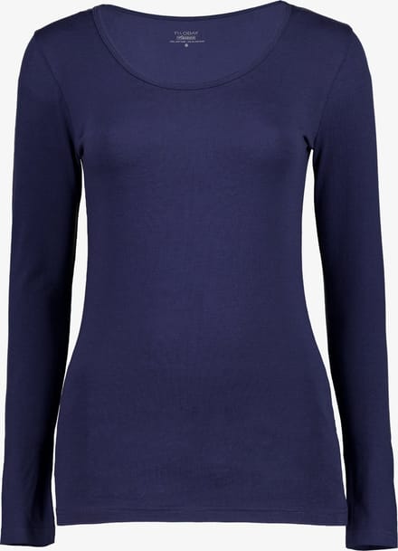 TwoDay dames shirt katoen blauw - Maat S