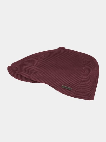 Diesel - Corduroy flatcap - Bordeaux rood
