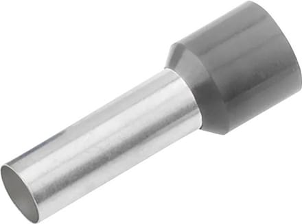 Cimco 187020 Adereindhulzen 4 mm² Deels geïsoleerd Grijs 100 stuk(s)