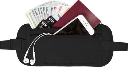 New Age Devi - Undercover Money Belt - Heuptasje - Zwart