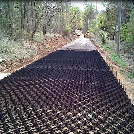Bestratingsrooster - Grindmat - Opritten Stabiliseren - Hoog Draagvermogen - 2 x 6 m - Zwart