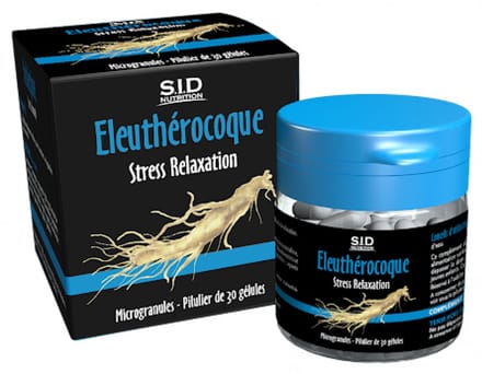 S.I.D Nutrition Eleutherococcus Stress Ontspanning 30 Zachtegels