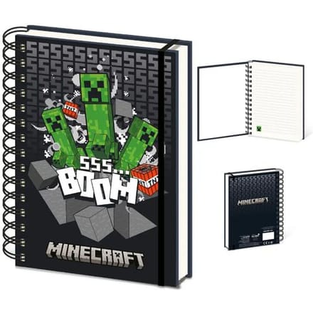 Pyramid Int. Minecraft A5 3D Notebook-BOOM (Diversen) Nieuw