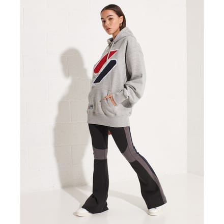 Dames oversized sweatshirt met capuchon Superdry Code