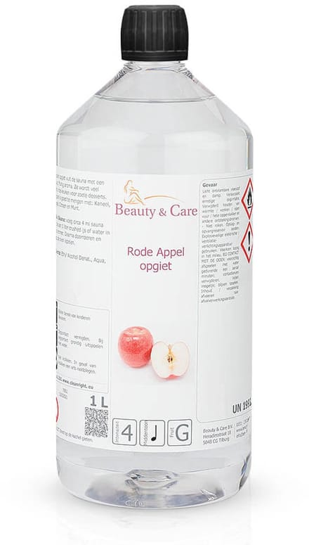 Beauty & Care - Rode Appel opgiet - 1 L. new
