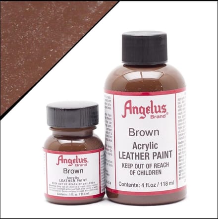 Angelus leerverf Bruin 118 ml/4oz