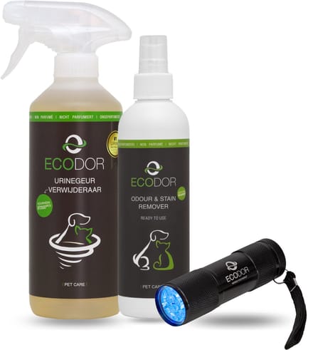 Ecodor Urinegeur verwijderaar - Combi Pakket + vlekdetector