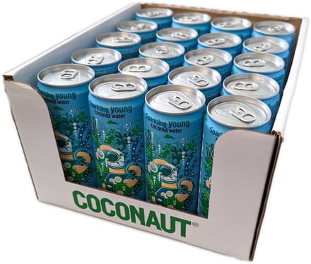 Coconaut Pure Young Coconut Water Sparkling 320 ml x 20